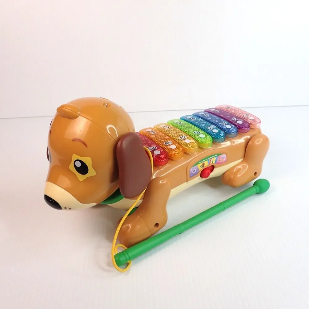 VTech Zoo Jamz Doggy Xylophone & Microphone Baby and Toddler Toys Lot of 2